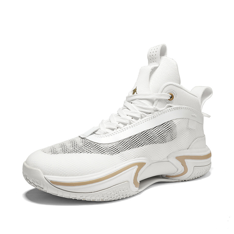 Mens High-top Breathable Shock-absorbing Athletic Shoes foto 2