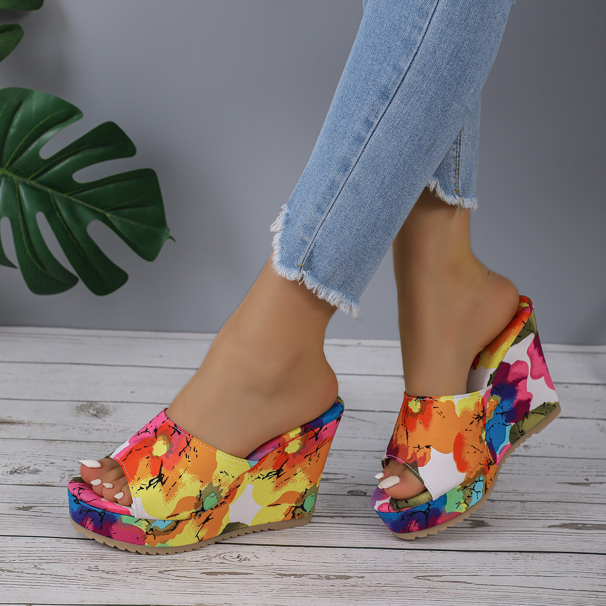 Closed-toe Slippers Summer Fashion Casual Outdoor Beach Sandals foto 3