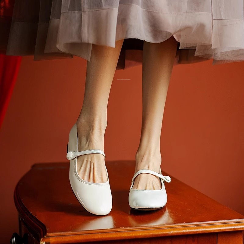 Summer New Elegant French-style Sweet Mary Jane Shoes For Women foto 3