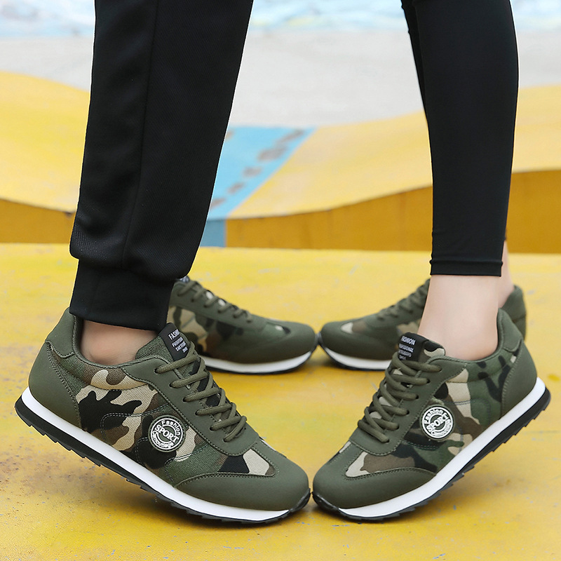 Men's And Women's Camouflage Outdoor Sports Running Shoes foto 4