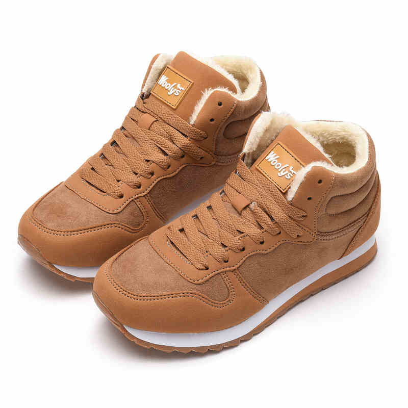 Velvet Non-slip Student Sports Cotton Shoes foto 3