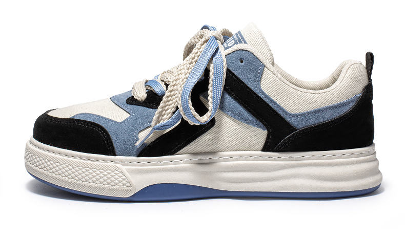 Spring Men's Casual Fashion Platform Canvas Shoes foto 4