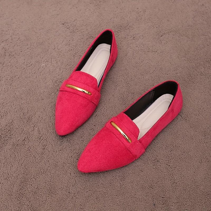 Women's Casual Flat Pointed Toe Pumps foto 4