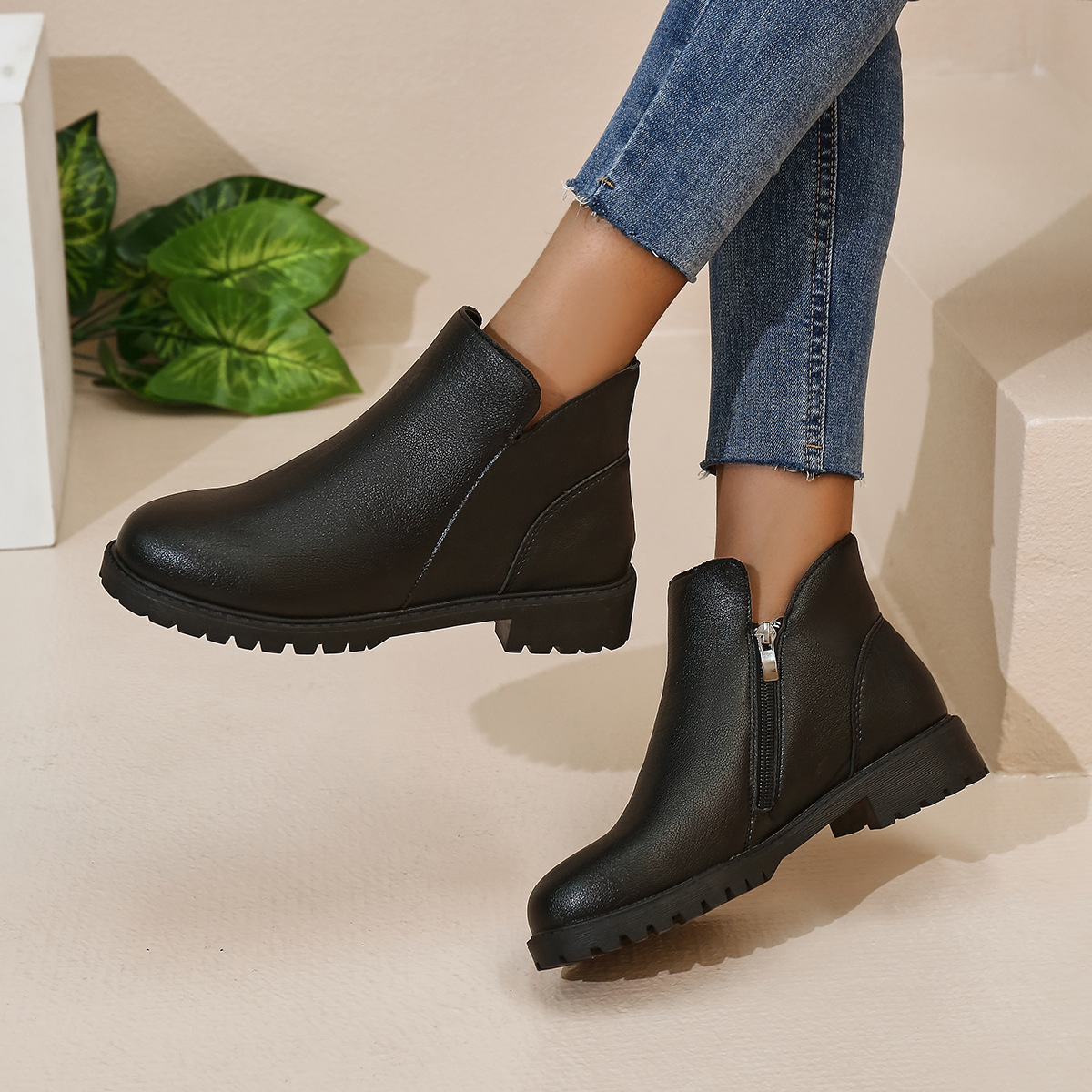 Casual British-style Low-cut Ankle Boots foto 5