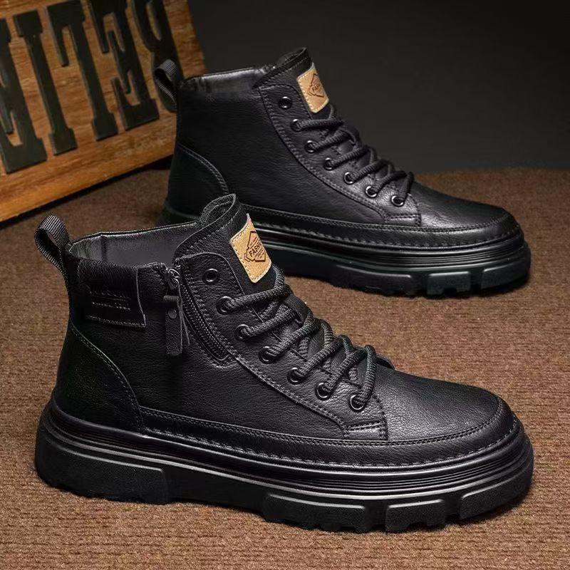 High-top New Style Dr Martens Boots Vintage Men's Shoes foto 3