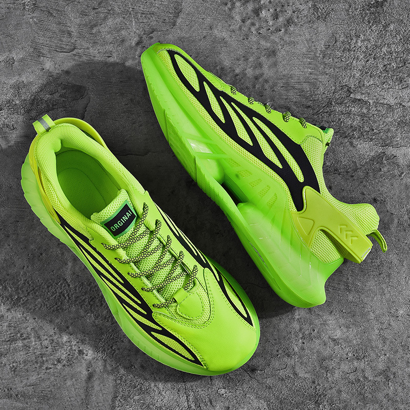 Men's Fashion Summer Reflective Running Shoes Sports foto 5