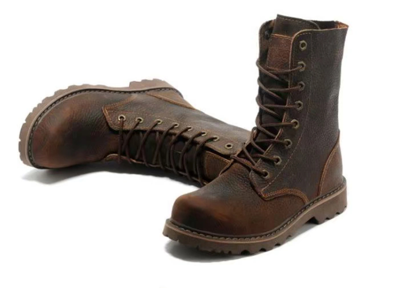 Casual Men's Martin Boots With A Chunky Toe And High-top Design foto 4