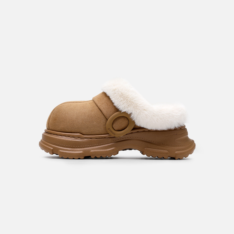 Autumn And Winter Interior Home Non-slip Can Be Worn Outside Fashion Fur Hyoma Women foto 2