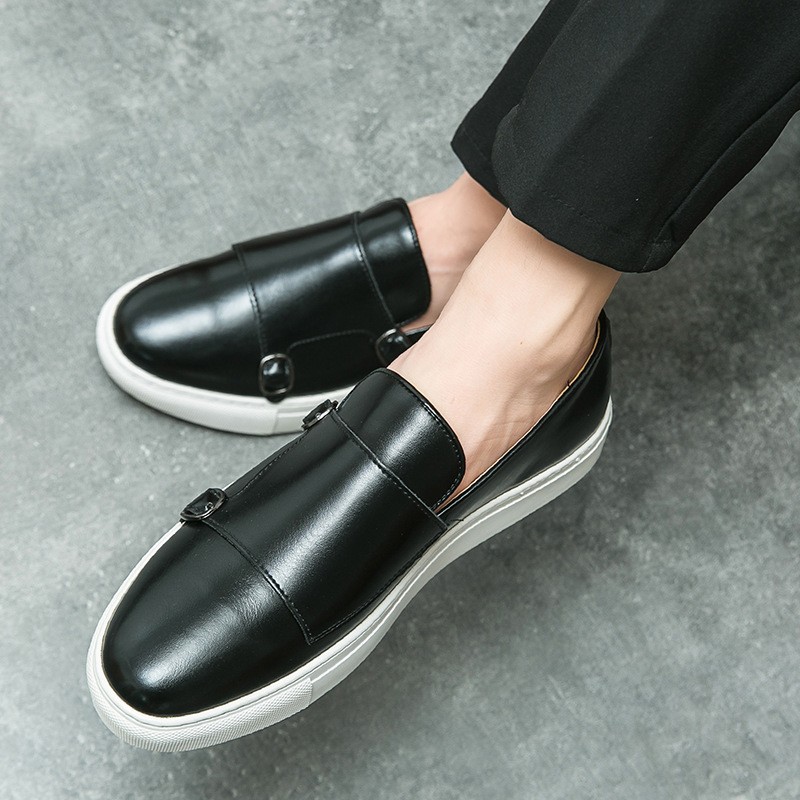 Fashion Loafers Men's Business Casual Slip-on Flats Shoes foto 2