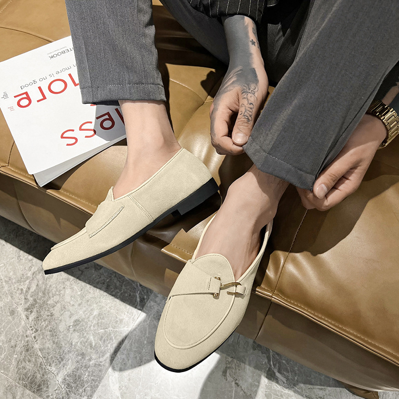 Summer Casual Men Loafers Leather Shoes foto 5