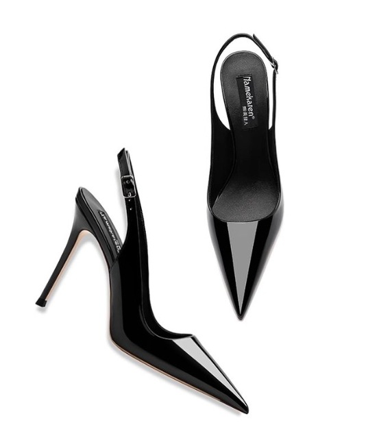 Nude Soft Leather Hollow Female Ankle-strap High Heels foto 3