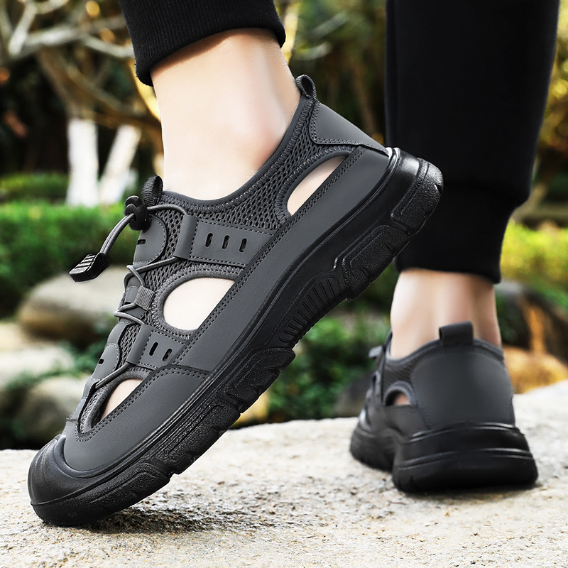Summer Beach Hole Wading Rotating Button Sandals Men's Casual Shoes foto 5