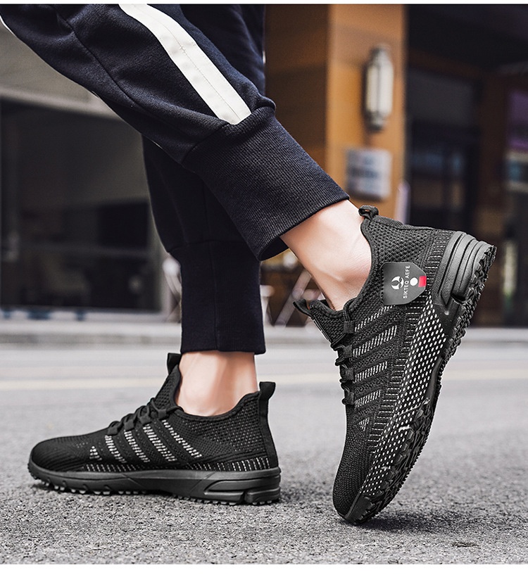 British Style Cool Simple Mesh Sneaker Men foto 3