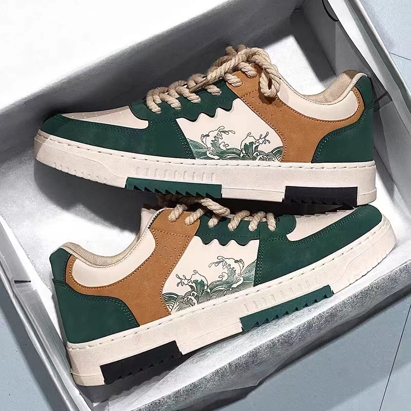 Spring New Men's Sports Flat-Soled Sneakers foto 3