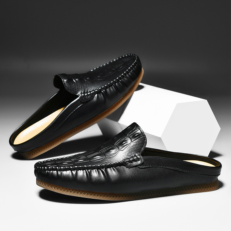 Outdoor Business-Casual Leather Men's Shoes foto 4
