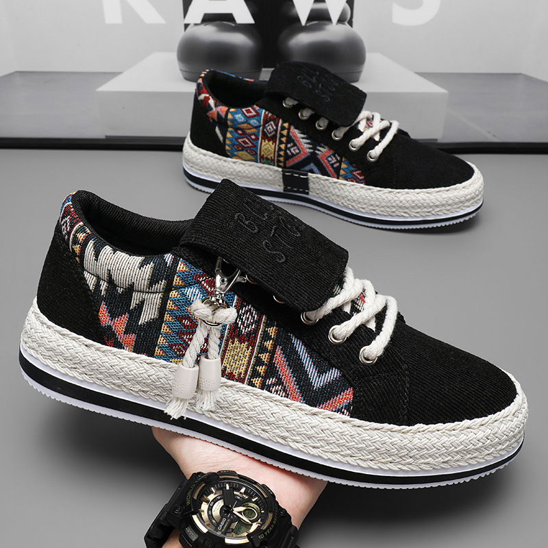 New Summer Trendy All-match Soft Bottom Non-slip Cloth Shoes foto 5