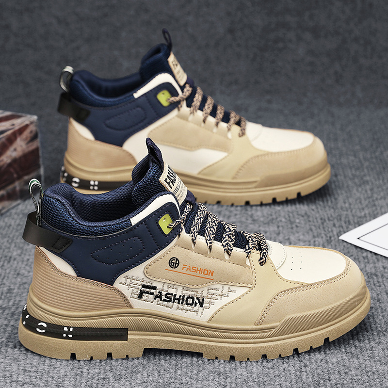 Men's High-top Korean Style Elevator Wild Sneakers foto 5
