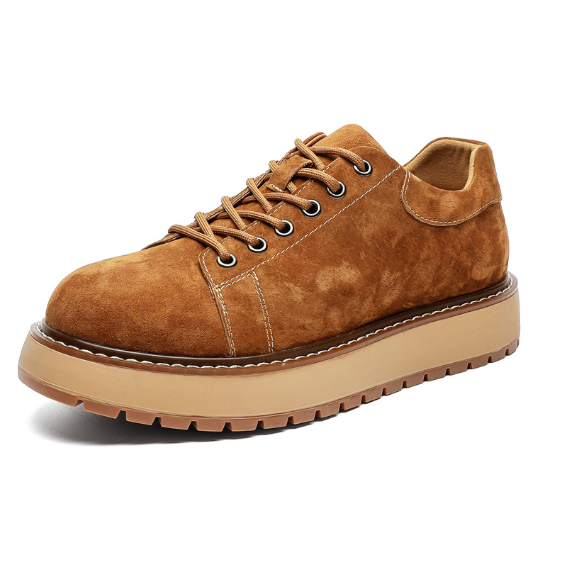 Japanese-style Retro Casual Shoes Men's Platform Joker Martin Boots foto 5