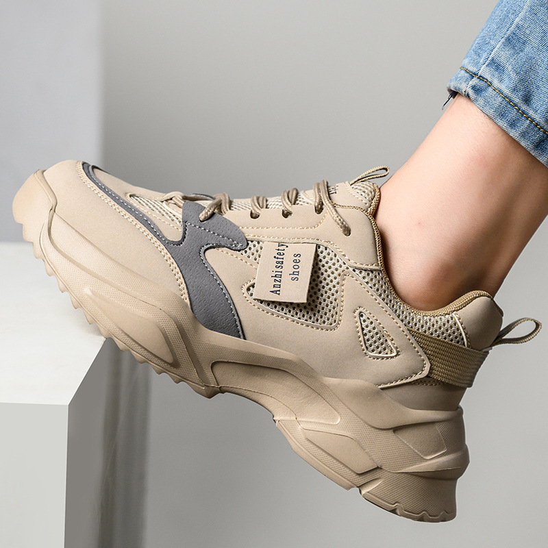 Women's Anti Smashing Lightweight Breathable Labor Protection Shoes foto 4