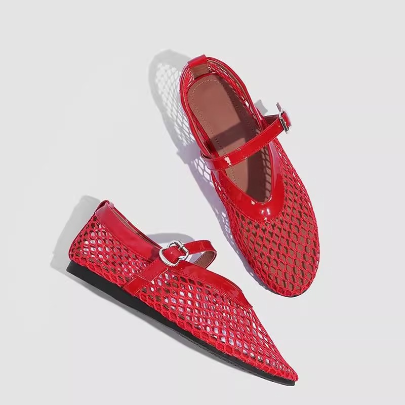 Womens Mesh Hollow-Out Breathable All-Match Pumps foto 5
