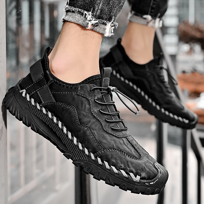 Casual Shoes Men's Autumn Soft Bottom Breathable Non-slip Fashion Slip-on Sports foto 5