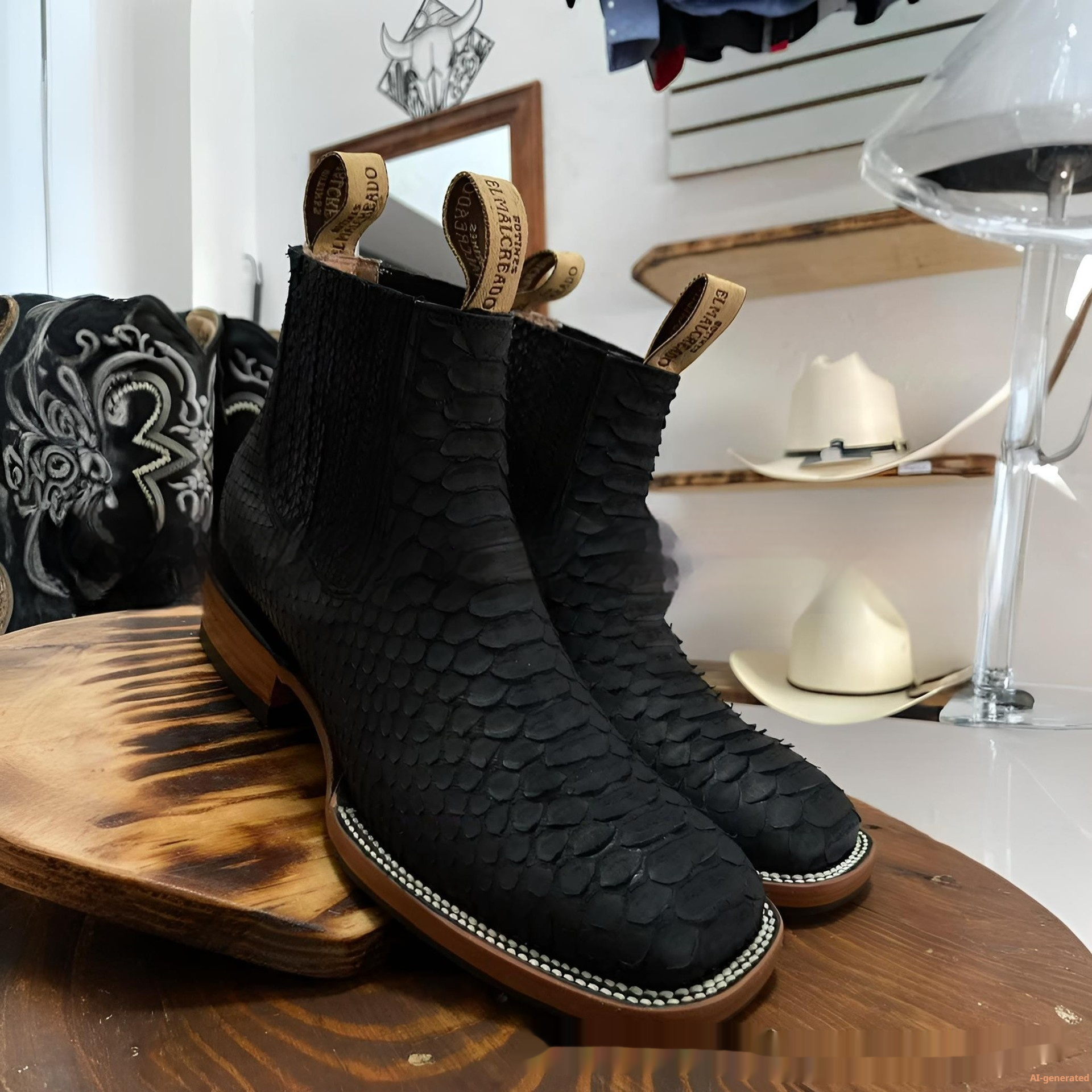 European And American Retro Men's Ankle Boots foto 4