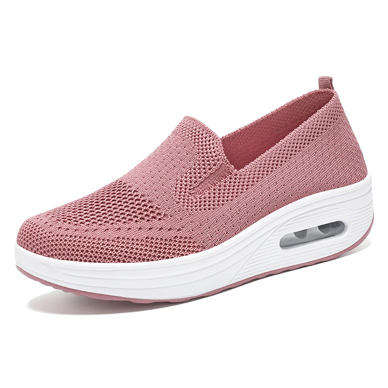 Women's Casual Shoes Breathable Flyknit Shock-absorbing foto 2