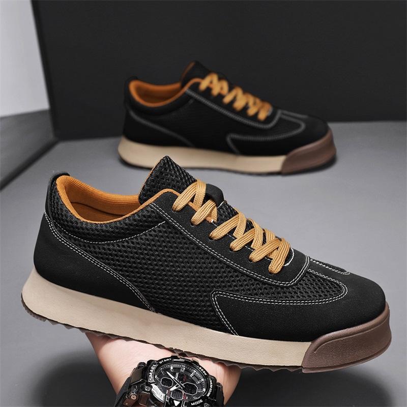 Mens Retro Running Shoes With Thick Sole For Height Increase foto 4