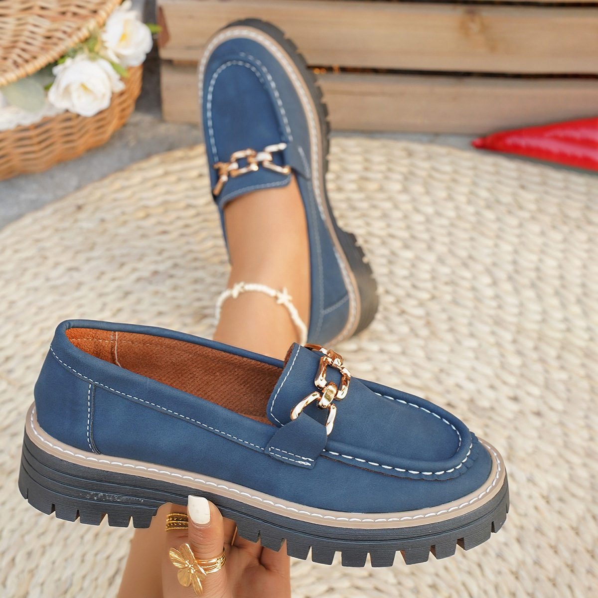 Fashion Large Size Flat Bottom New Thick Bottom Women foto 4