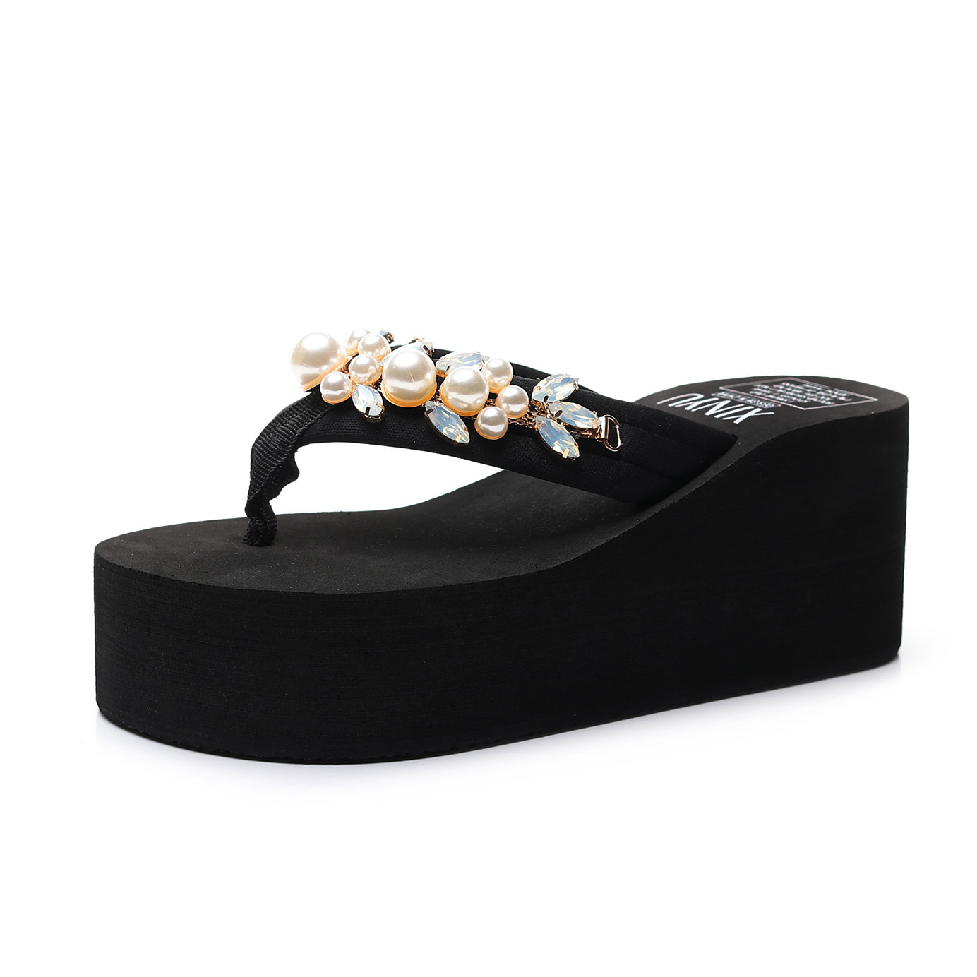 High-heeled Flip-flops Women's Summer foto 5