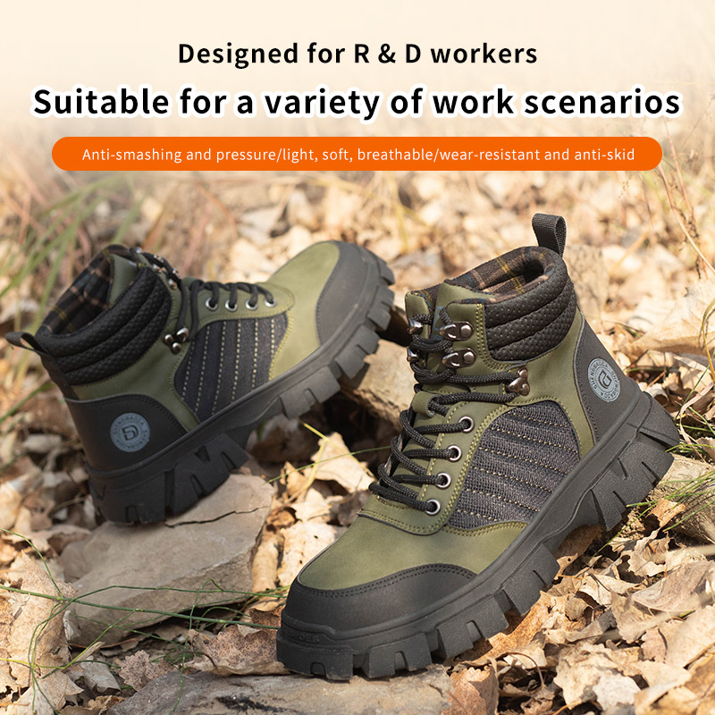 Men's Safety And Comfort Work Anti Smashing Safety Shoes foto 2