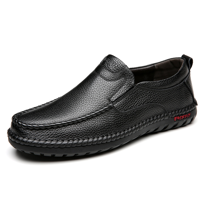 Comfortable Cowhide Soft Bottom Soft Surface Men's Shoes foto 3