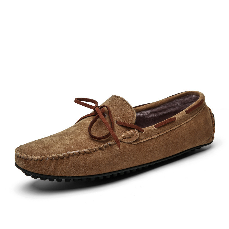 Casual Leather Shoes Plus Size Men's Gommino foto 4