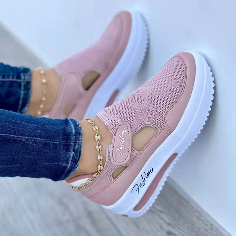 Velcro Closure Large Size Casual Women's Shoes foto 3