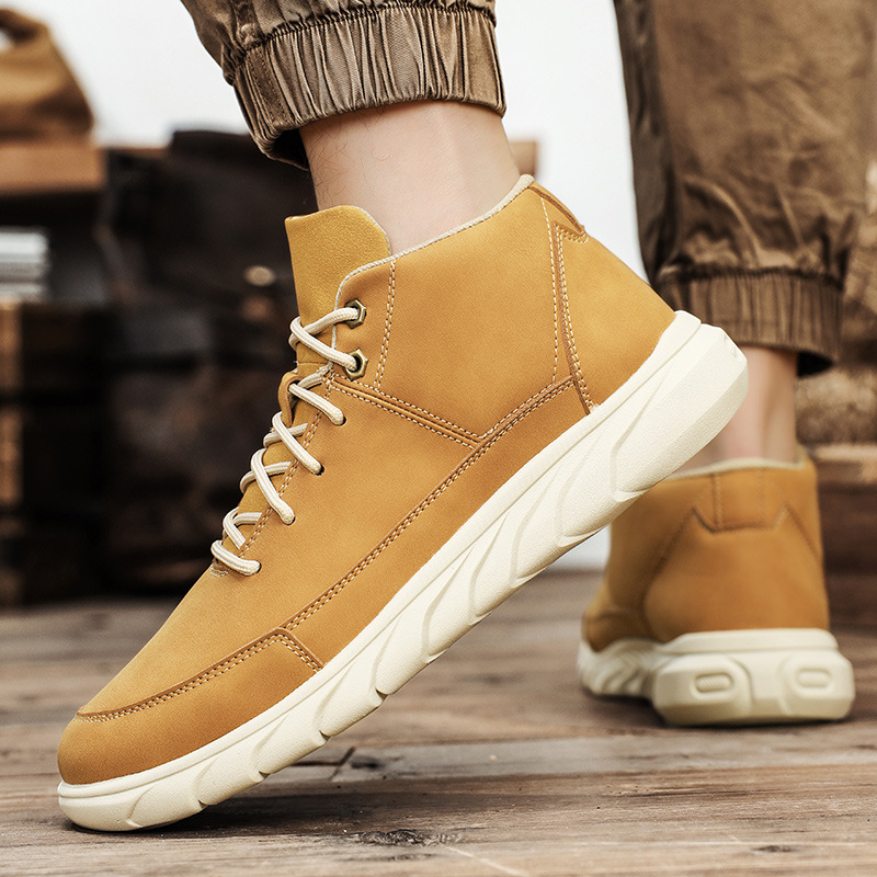 Mid-top Outdoor Wear-resistant Plus Size Worker Boot foto 4