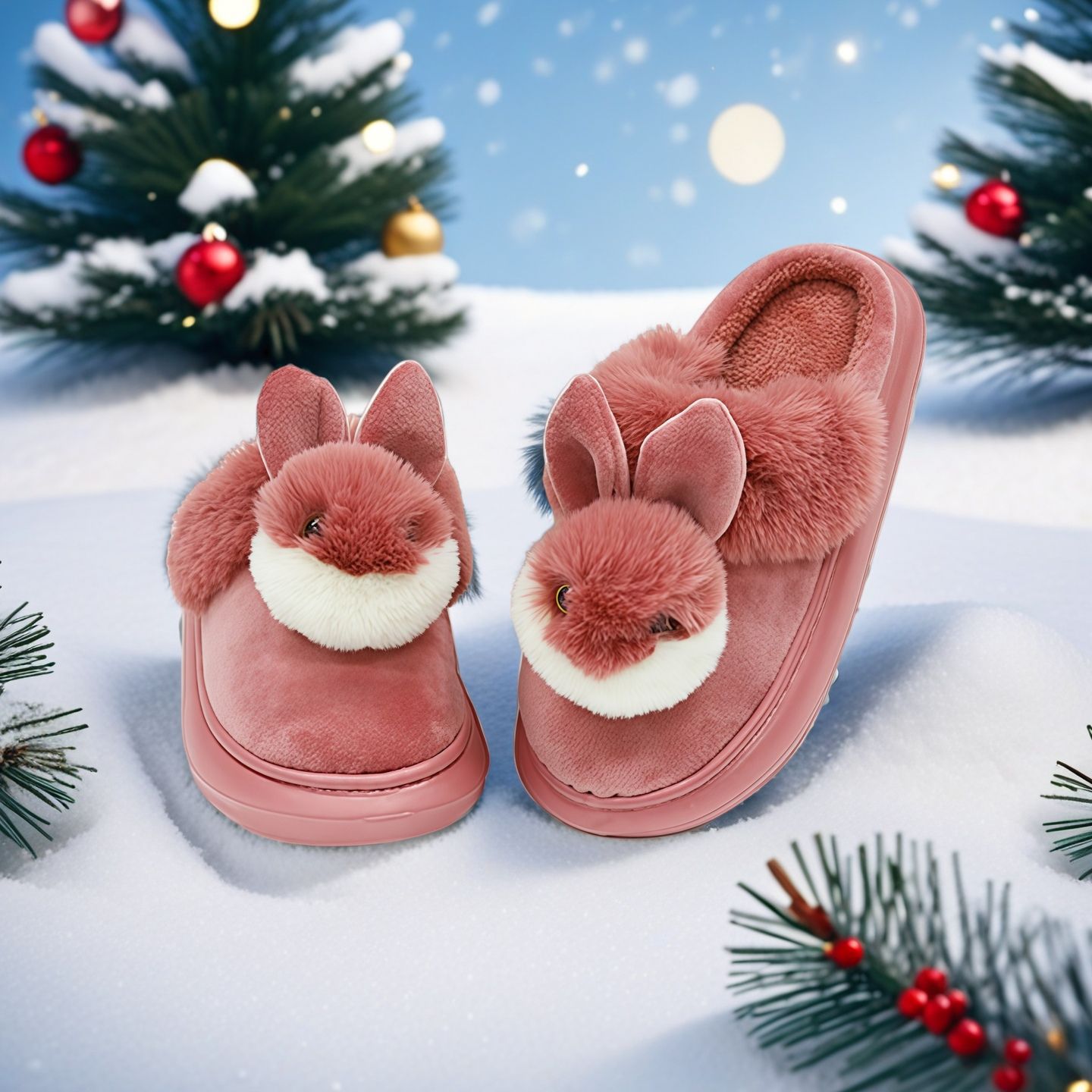 Warm Slippers For Men And Women Silent Thickened foto 5