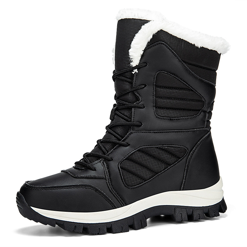 Snow Boots Cotton Boots For Winter High-top Lined With Fleece Extra Thick For Warmth And Waterproof foto 2
