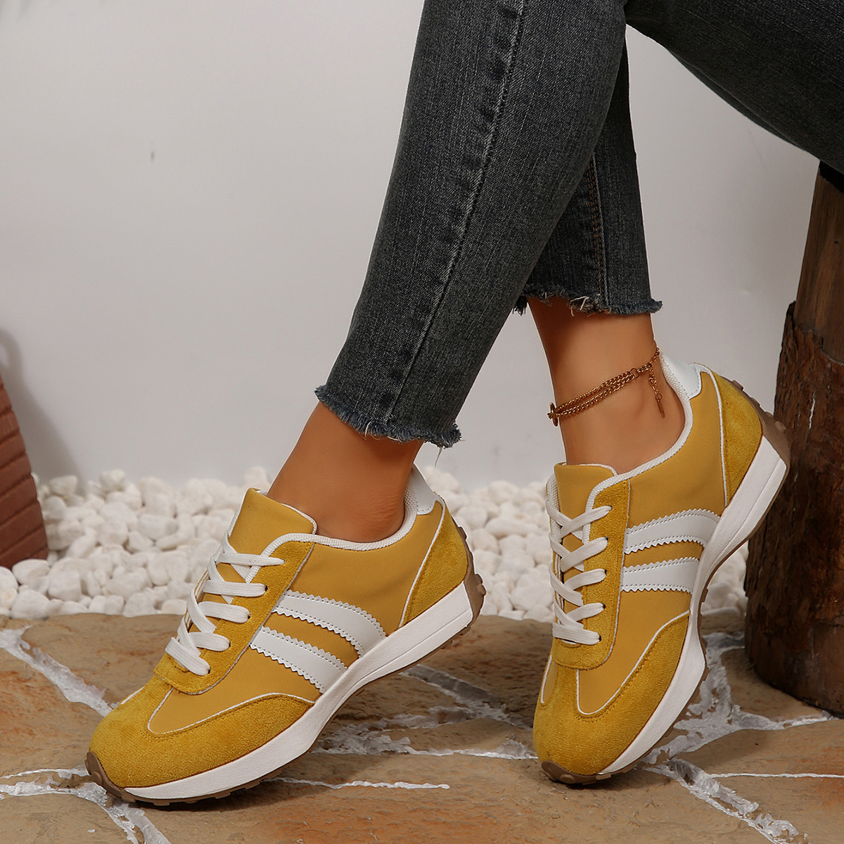 New Chunky-soled Casual Shoes Retro Sneakers foto 3