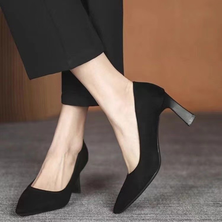 Womens Stylish Pointed-toe High Heels foto 2
