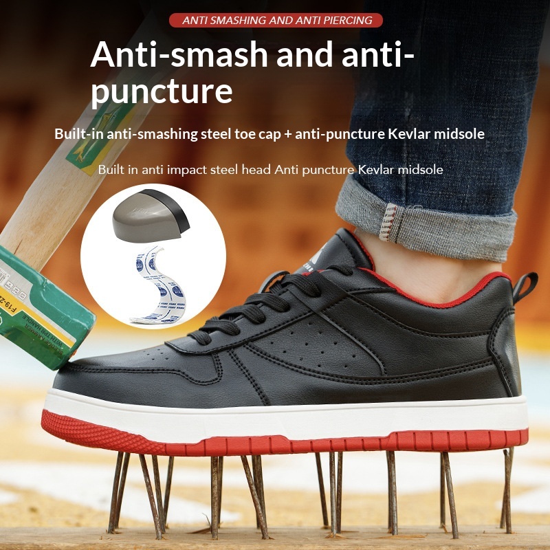 Anti-smash, Anti-puncture, Anti-slip And Wear-resistant Work Shoes foto 3