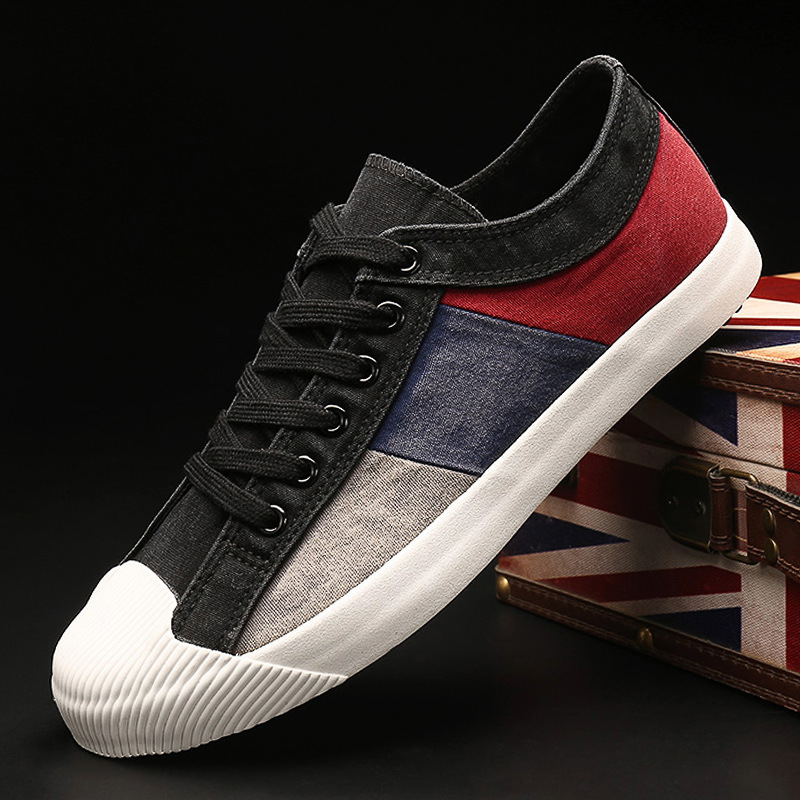 Versatile Canvas Casual Breathable Men's Shoes foto 2
