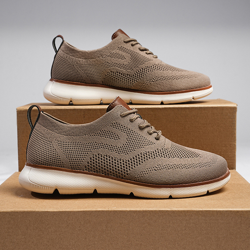 Men's Casual Breathable Fly-knit Sneakers foto 5