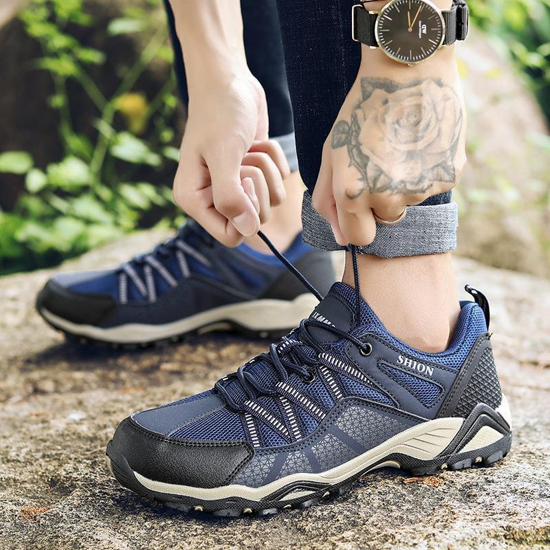 Summer Plus Size Leisure Sports Outdoor Hiking Work Men's Shoes foto 3