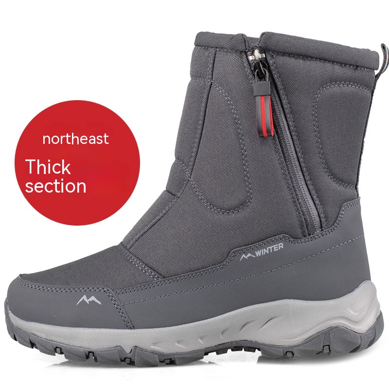 Waterproof Non Slip Warm Plush And Thick Cotton Shoes foto 2