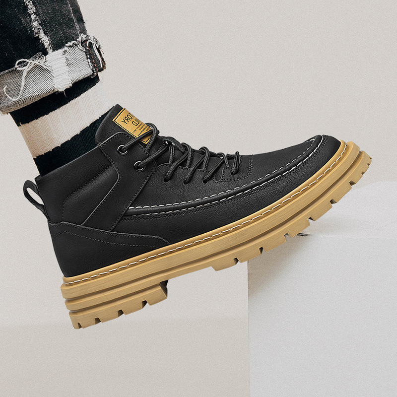 Men's High-top Martin Outdoor Workwear Boots foto 3