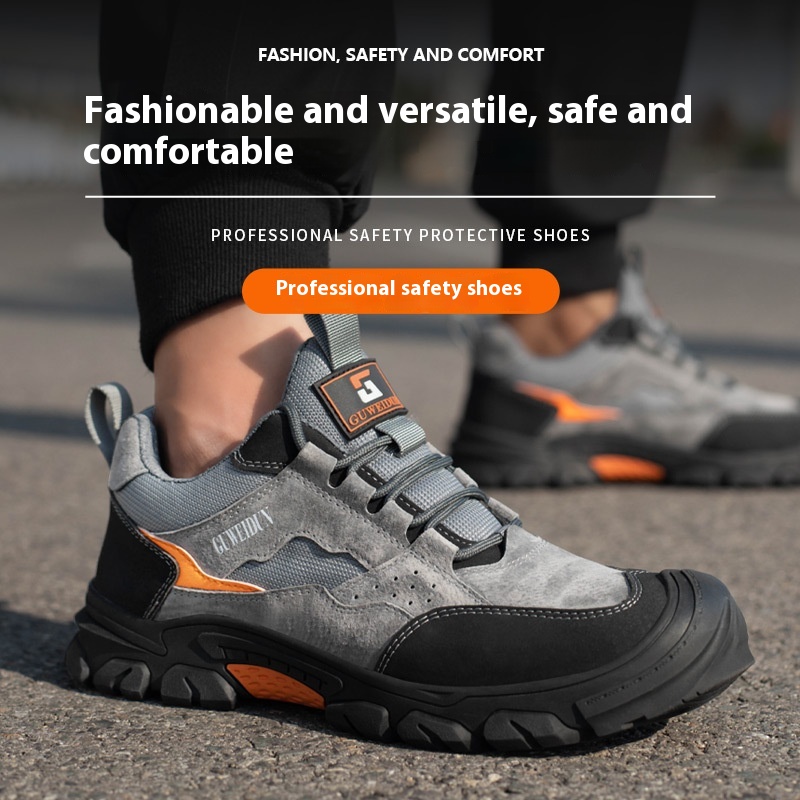 Men's Anti-impact Non-slip Wear-resistant And Lightweight Breathable Protective Footwear foto 4