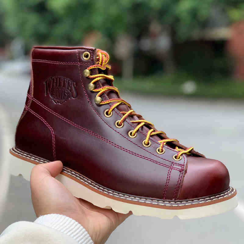 American Retro Short Face Worker Boots foto 3