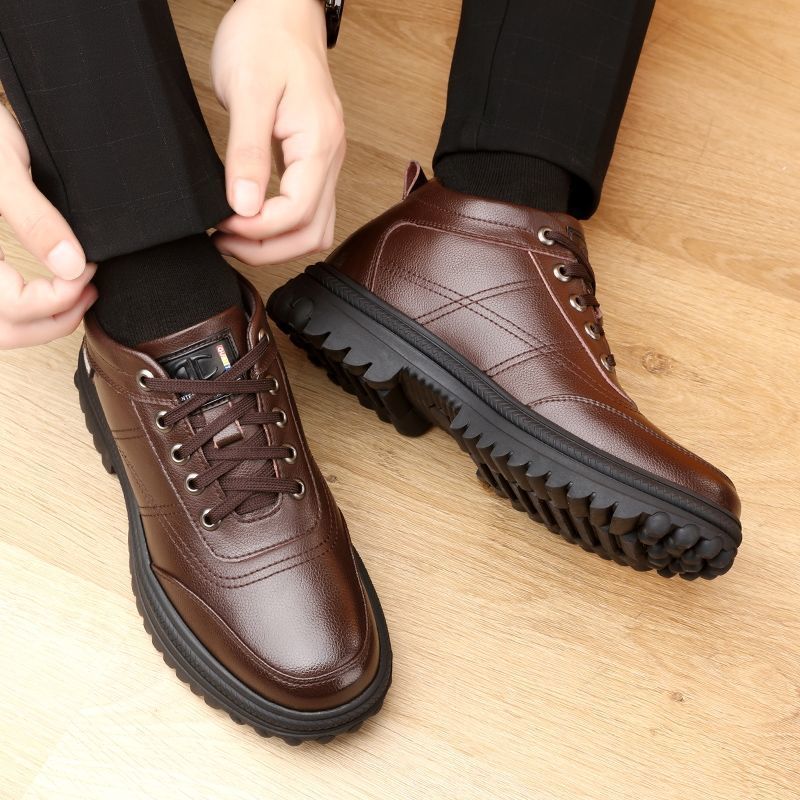 Winter New Fleece-lined Thickened Men's Cotton Shoes foto 4