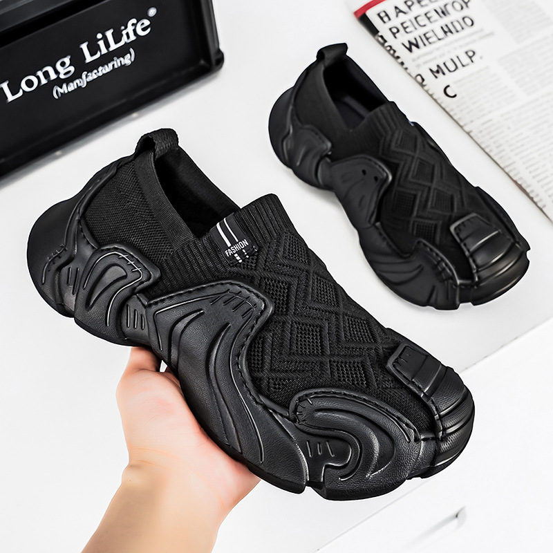 Versatile Comfortable Chunky-soled Shoes Mens foto 3