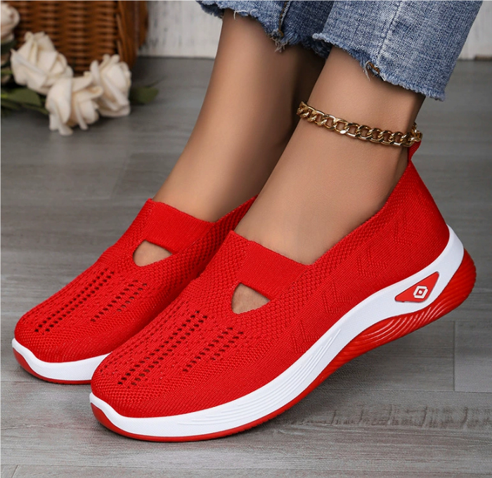 Middle-aged And Elderly Mom Shoes Soft Bottom Casual Mesh Shoes foto 3